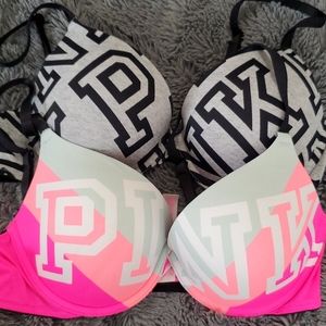 Victoria secret pink t-shirt bras